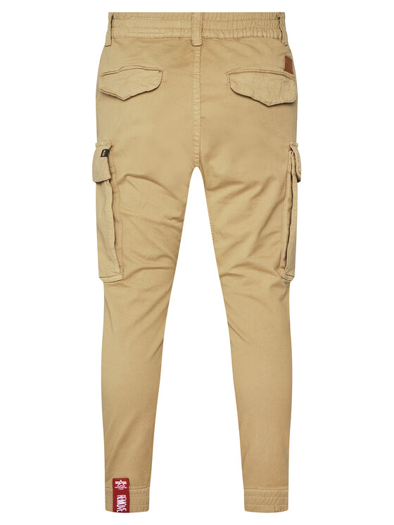 Alpha Industries Alpha Industries Joggery Airman 188201 Beżowy Tapered Fit