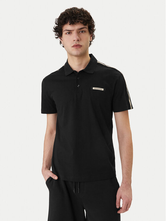 EA7 Emporio Armani EA7 Emporio Armani Polo 7M001477 AF10375 UC001 Czarny Regular Fit