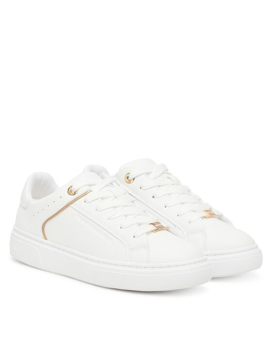 Tommy Hilfiger Tommy Hilfiger Sneakersy Low Cut Lace Up Sneaker T3A9-33982-1355 D Biały