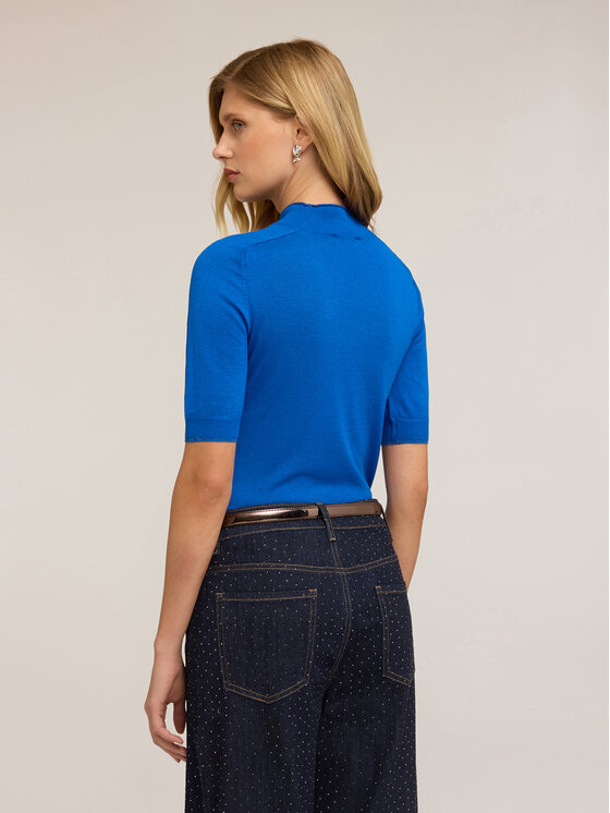 Motivi Motivi Maglione M386W003470N024 Turchese Regular Fit