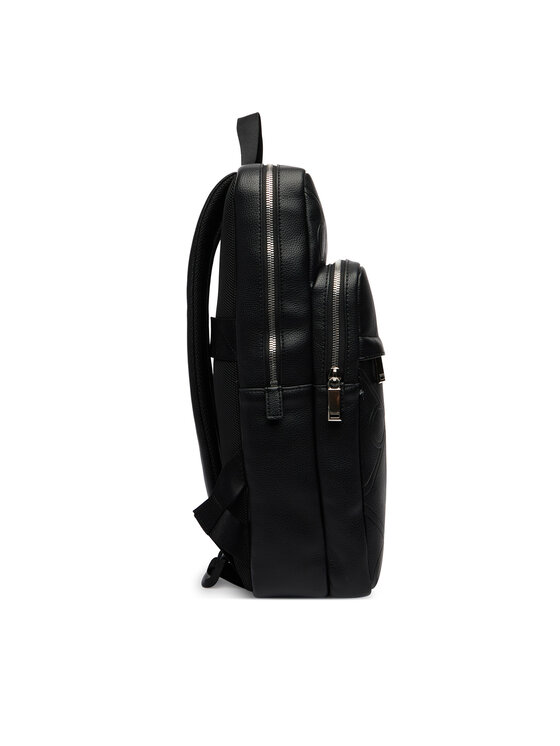 Calvin Klein Calvin Klein Ľadvinka Emblem Aop Emboss Slim Square Bp LV04D3328G Čierna