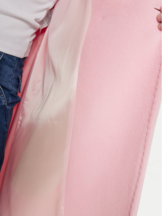 Marella Marella Cappotto di lana Dede 2423016082 Rosa Regular Fit