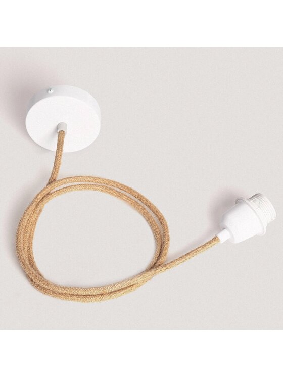 MIAhome MIAhome Lampa wisząca rattanowa naturalna Iluzza Ø40 Brązowy