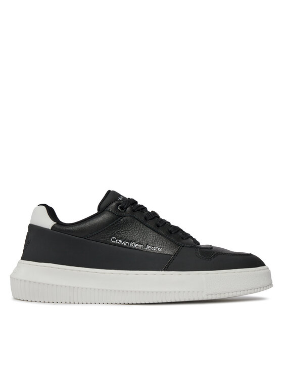 Sneakers Calvin Klein Jeans Chunky Cupsole Low Lth In Sat YM0YM00873 Black/Bright White 0GM