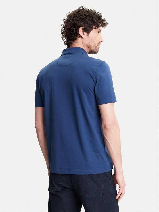 Pierre Cardin Pierre Cardin Polo C5 21514.2122 Granatowy Regular Fit