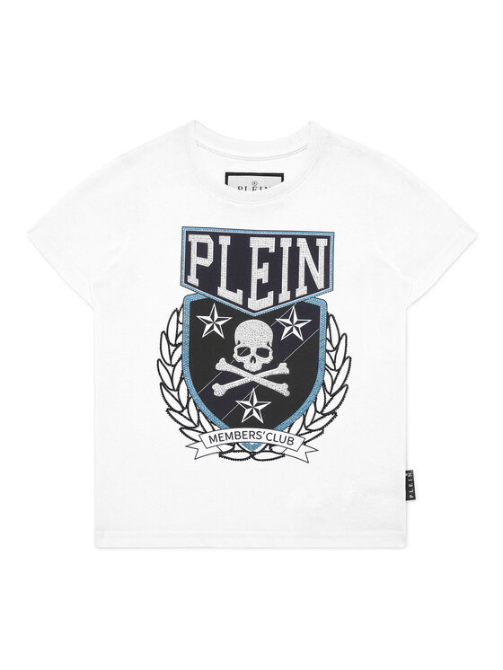 PHILIPP PLEIN PHILIPP PLEIN T-Shirt 19975 Biały Regular Fit