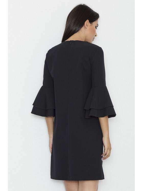 FIGL FIGL Šaty M564 Černá Regular Fit
