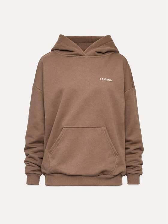 La Mania La Mania Felpa TRACK Marrone Basic Fit