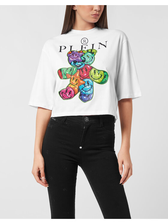 PHILIPP PLEIN PHILIPP PLEIN T-Shirt 25627 Biały Regular Fit