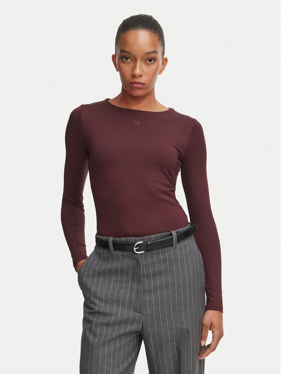 HUGO HUGO Bluză Dasiia 50545208 Vișiniu Slim Fit