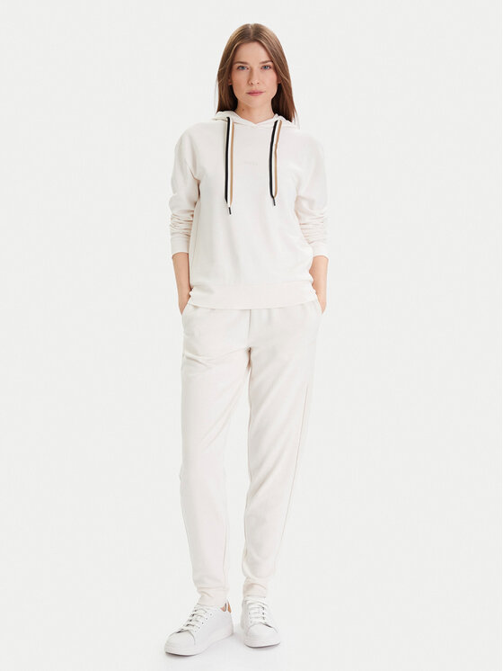 BOSS Boss Spodnie dresowe CP Stripe 50524759 Écru Regular Fit