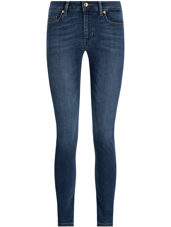 Liu Jo Liu Jo Džínsy UXX037 D4186 Tmavomodrá Slim Fit