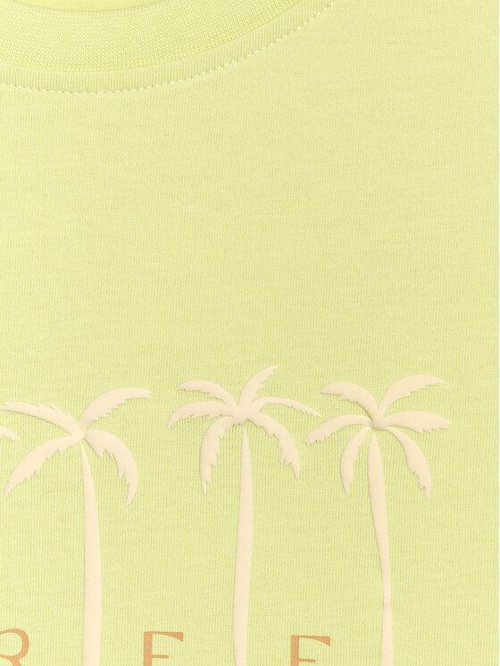 4F 4F T-Shirt FOB SUMMER Żółty jasny Regular Fit