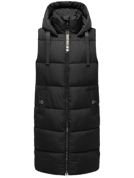 Navahoo Navahoo Bezrękawnik Schnuffelchen Czarny Casual Fit
