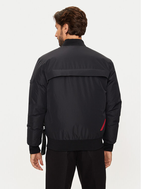 After Label After Label Kurtka bomber Francoforte A00005 Czarny Regular Fit