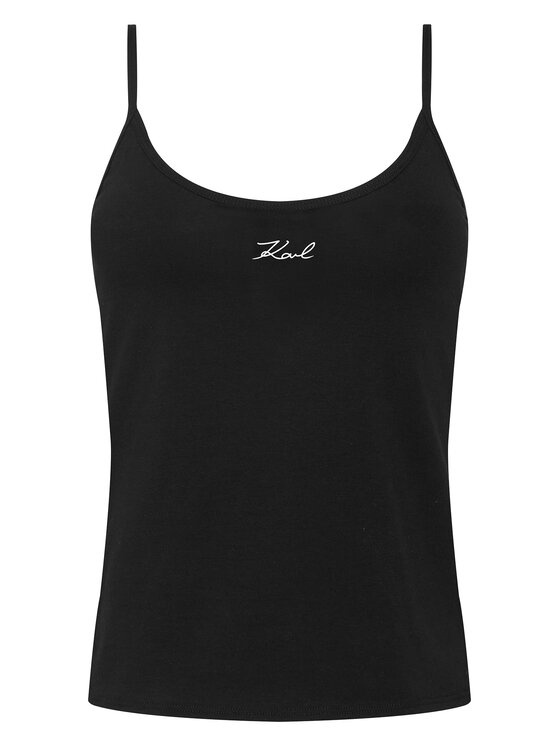 KARL LAGERFELD KARL LAGERFELD Souprava topů B1W47021 Černá Slim Fit
