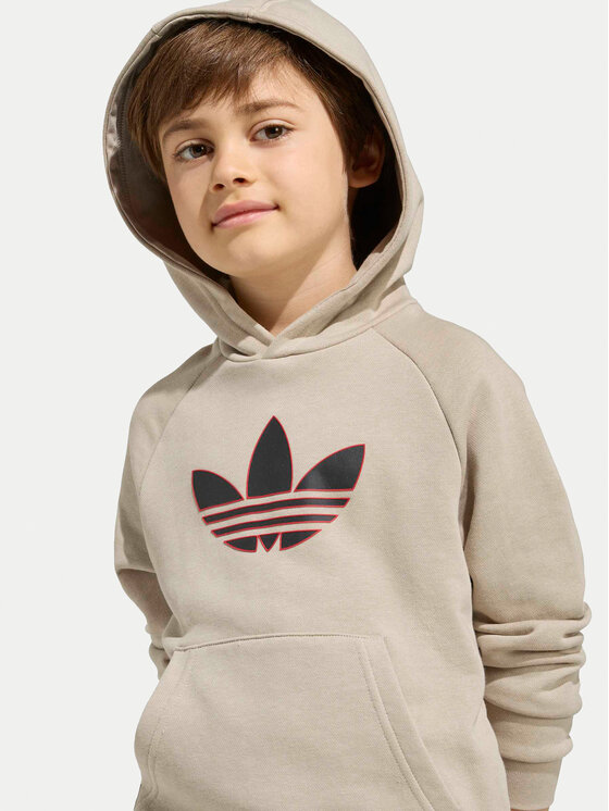 adidas adidas Tepláková souprava Graphic Trefoil KD5772 Béžová Regular Fit