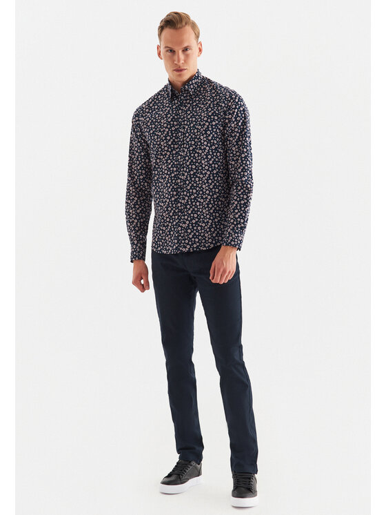 Pako Lorente Pako Lorente Koszula P22WF-1X-026 Granatowy Slim Fit