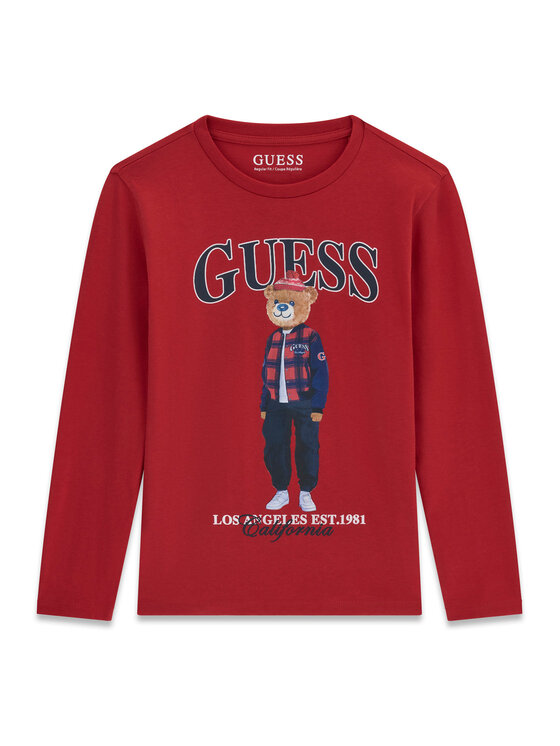 Guess Guess Blusa L6BI11 K5732 Rosso Regular Fit
