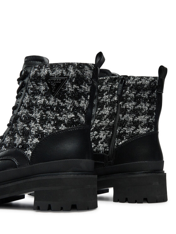 Guess Guess Schnürstiefeletten Badany FLFBDN ELE10 Schwarz