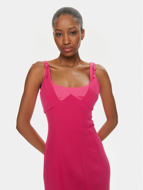 Versace Jeans Couture Versace Jeans Couture Vsakodnevna obleka 76HAO919 Roza Slim Fit