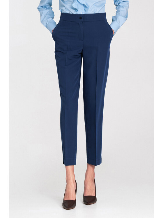 NIFE NIFE Dámské kalhoty SD117 Modrá Authentic Slim Fit