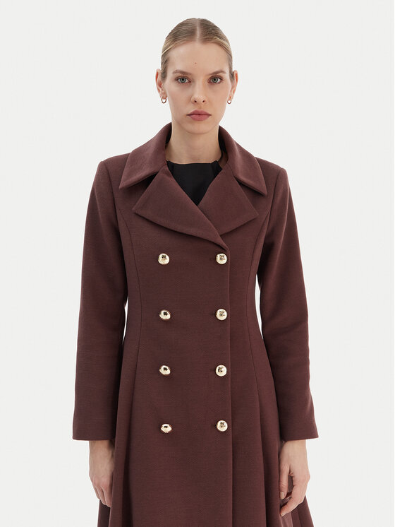 Rinascimento Rinascimento Cappotto di transizione CFC0126730003 Marrone Regular Fit