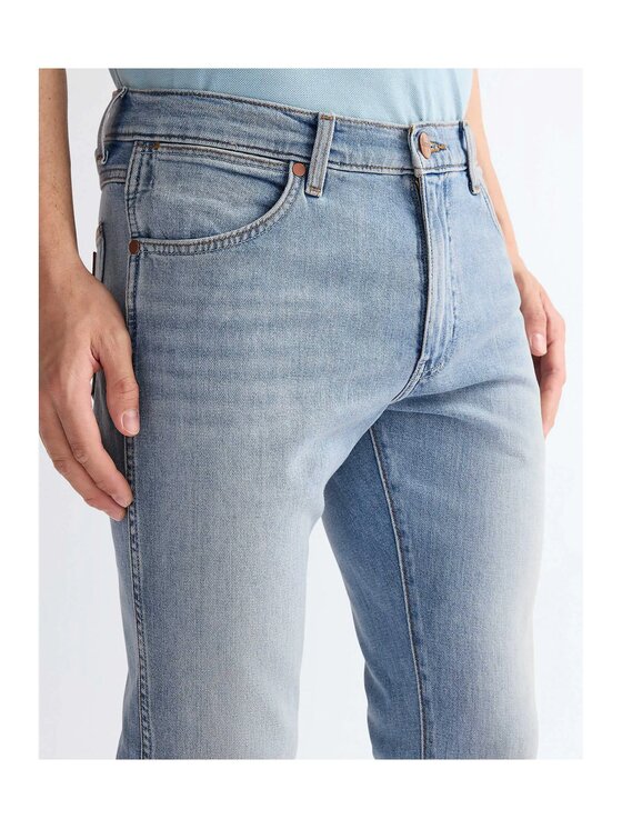 Wrangler Wrangler Jeansy LARSTON Niebieski Slim Fit
