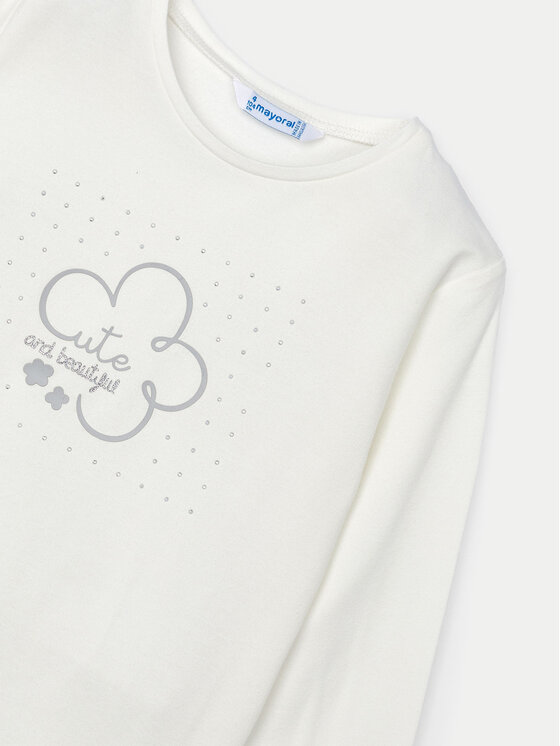 Mayoral Mayoral Blusa 178 Écru Regular Fit