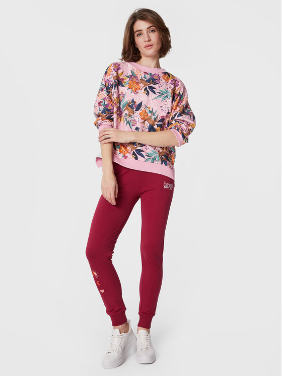 Pantaloni da tuta Servi Bordeaux Regular Fit