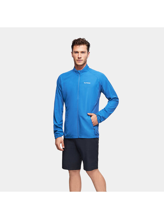 Alpinus Alpinus Kurtka do biegania Tamaro Niebieski Slim Fit
