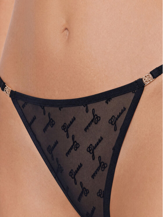 Guess Guess Стрінги O6BE18 K5019 Чорний