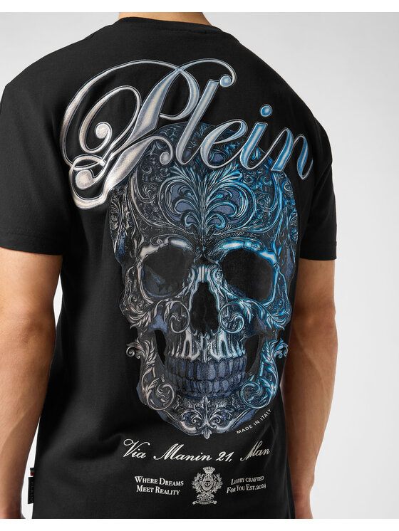 PHILIPP PLEIN PHILIPP PLEIN T-Shirt 27141 Czarny Regular Fit