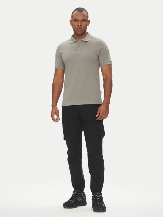 Parajumpers Parajumpers Polo Space 25SMPMPOXF06 Beżowy Regular Fit