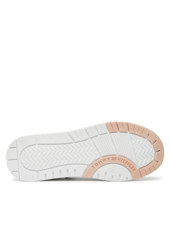 Tommy Hilfiger Tommy Hilfiger Snīkeri Low Cut Lace-Up Sneaker T3A9-33527-1269 S Balts