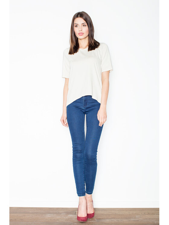 FIGL FIGL Blúzka M436 Écru Regular Fit