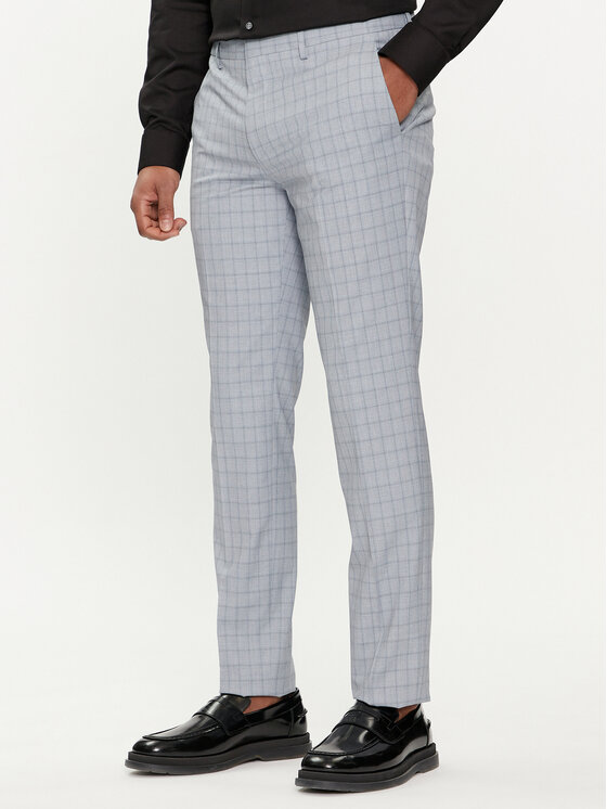 HUGO Hugo Costum Arti/Hesten 50513538 Gri Extra Slim Fit