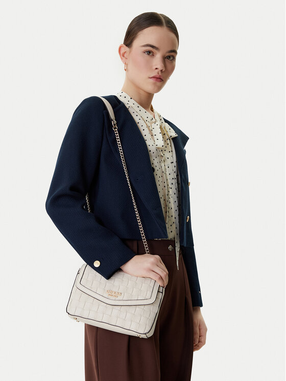 Guess Guess Handtasche Sandy HWWG84 18210 Écru