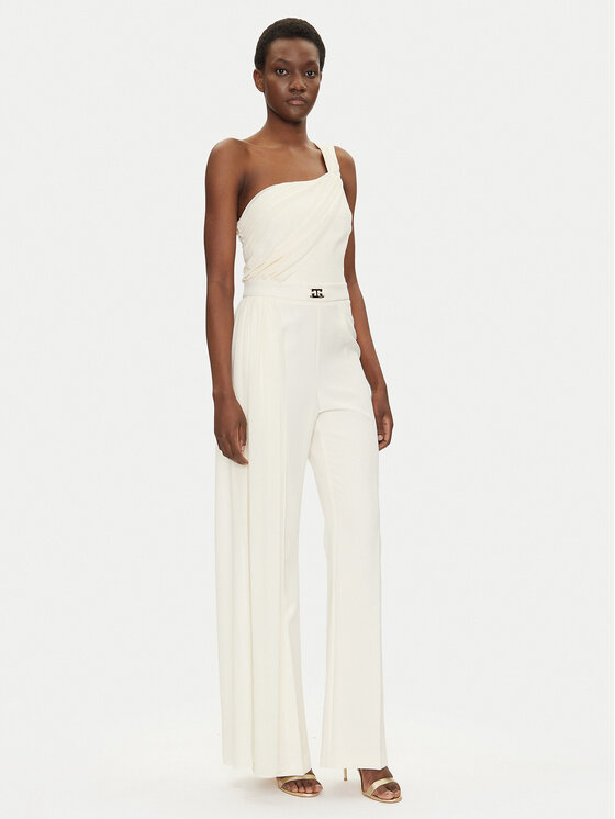 Gaudi Gaudi Jumpsuit 511FD15035 Écru Regular Fit