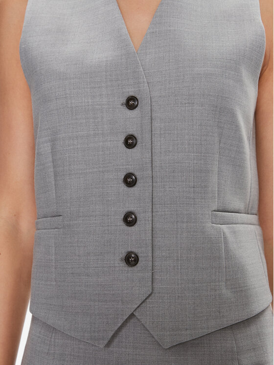 Herskind Herskind Елек Mister 5004879 Сив Regular Fit