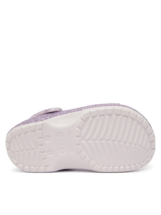 Crocs Crocs Šlepetės Classic Chunky Glitter Clog K 211939 Violetinė