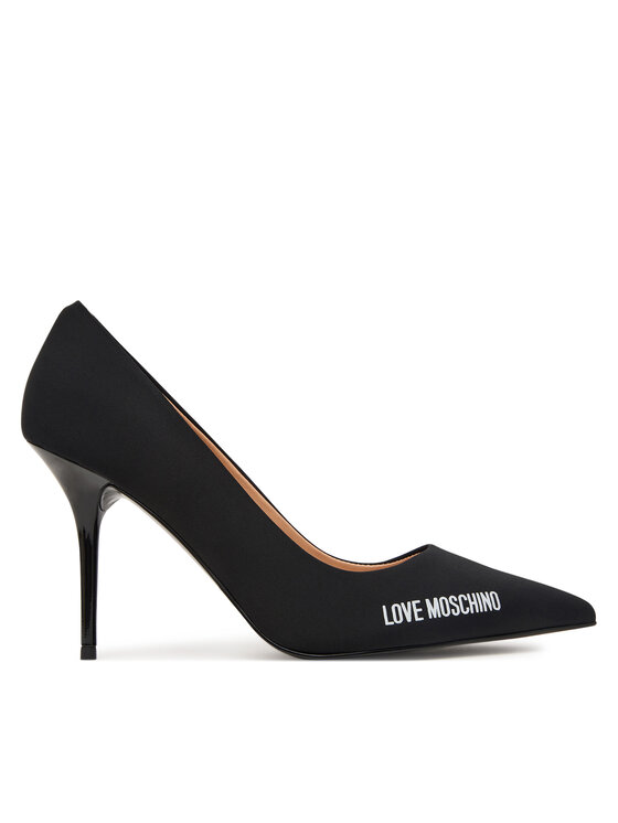 LOVE MOSCHINO Pantofi cu toc subțire JA10299G1PIM0000 Negru
