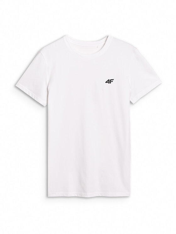 4F 4F T-Shirt MIDSHOP TEXTILE Biały Regular Fit