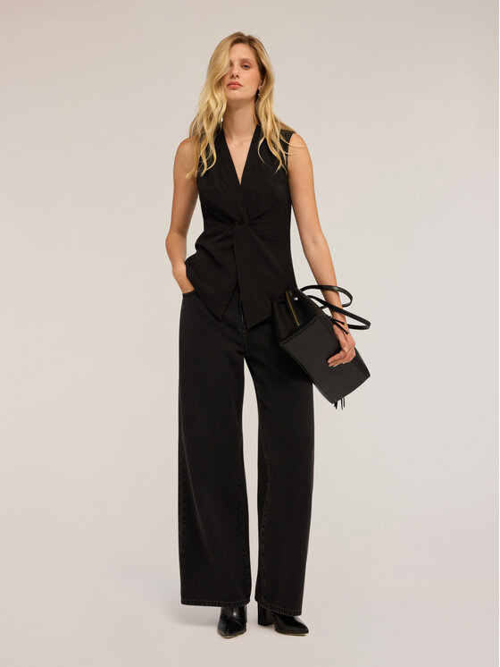 Motivi Motivi Blusa 2712Q001870N033 Nero A-Line Fit