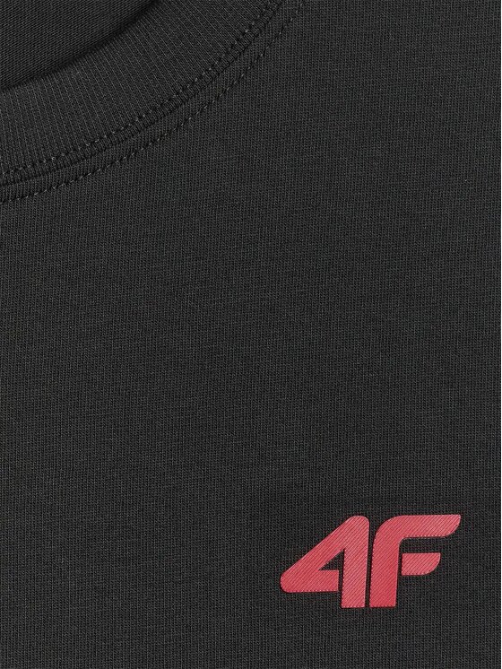4F 4F T-Shirt 4FWMM00TTSHM3341-020S Czarny Regular Fit