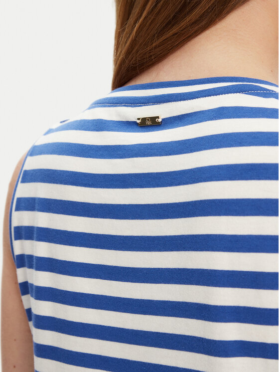 United Colors Of Benetton United Colors Of Benetton Ljetna haljina 3W0C5V02F Plava Regular Fit