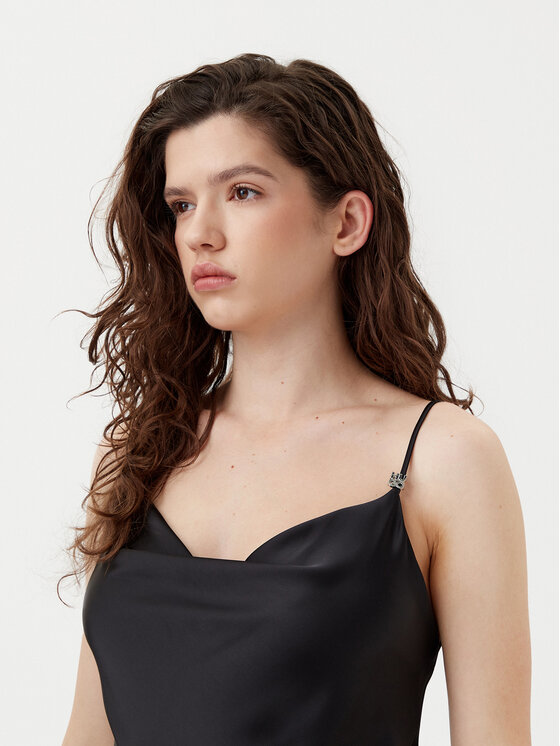 HUGO HUGO Kokteiļkleita Kaparti-1 50533629 Melns Regular Fit