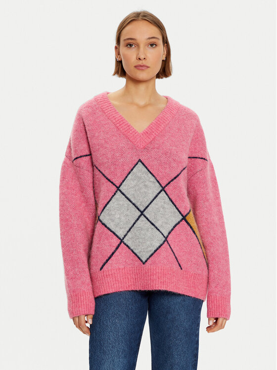 Mustang Mustang Sweater Dana 1015415 Rózsaszín Oversize