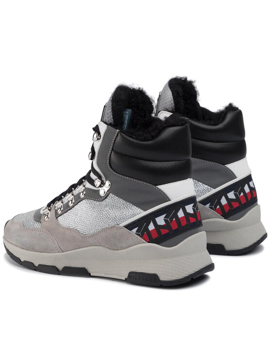 Tommy Hilfiger Sneakersy Tommy Sparkle Sporty Boot FW0FW04635 ed