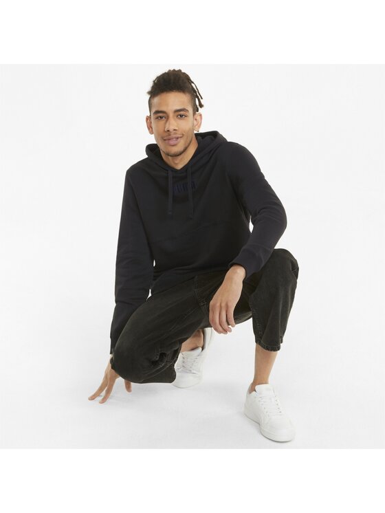 Puma Puma Bluza 589348 Czarny Regular Fit